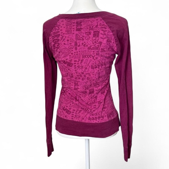 Y2K Roxy Long Sleeve Top - Picture 4 of 5